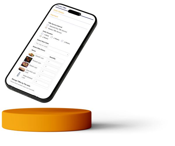 Online Ordering Functionality