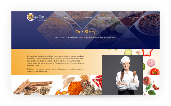 Bringing the Founder’s Story into the Website
