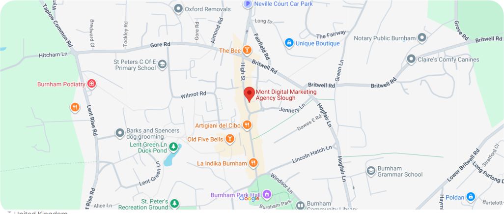 Map showing the Asire Solutions office location